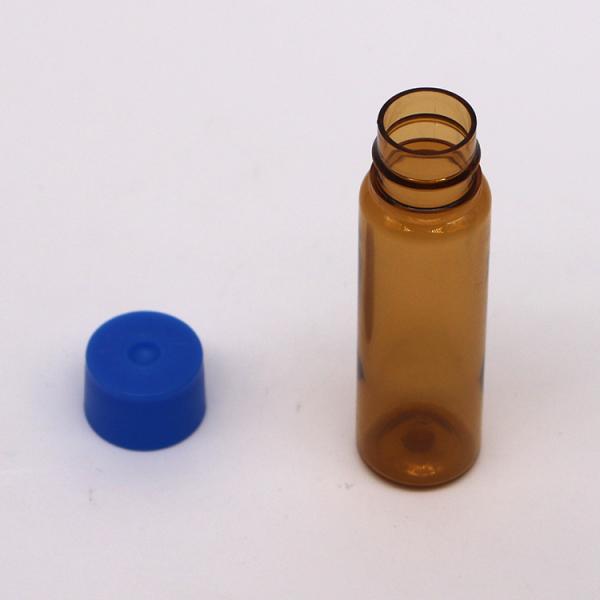 Safety Cap 10ML PET Food Grade Amber Plastic Bottle for Oral Liquid Medicine Collar Material PET Round Shape