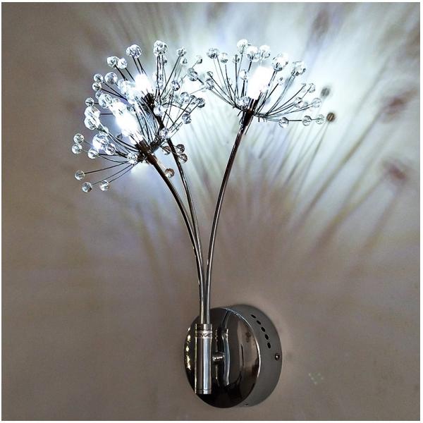 Nordic Creative Dandelion Flower Wall Lamps Bathroom Bedroom Bedside dandelion lamp(WH-OR-170)