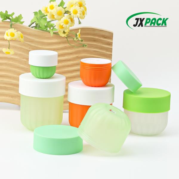 Buy JXPACK 50ml Plastic Cosmetic Cream Jar with Pull Lid at wholesale prices