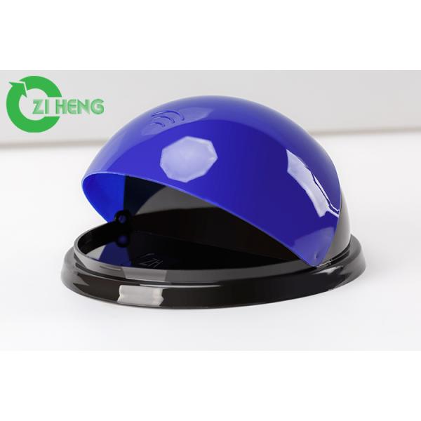 Crystal Tall Plastic Cup With Cover , Large Disposable Cups For Beverage