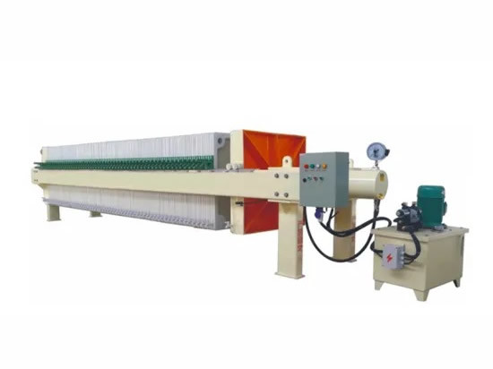 1250x1250mm Horizontal Plate And Frame Filter Press For Sludge Dewatering Edible