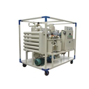 Double Stage High Vacuum Insulation Oil Purifier Machine 380V / 3P / 50Hz