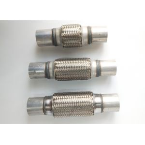China Double Braid 2 X 4 Stainless Steel Exhaust Flex Pipe on sale
