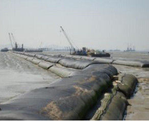 12.6m Circumference DEWATERING BAGS for Sand-filled Cofferdam Reclamation and