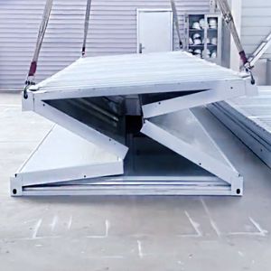 Convenient Folding Container House with Hardwood Core and Galvanized Steel Frame