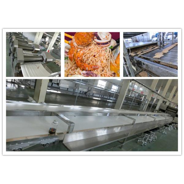 Stainless Steel Fried Instant Noodle Production Line , Instant Noodles Making Machines