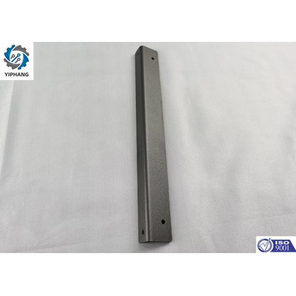 Sand Textured Powder Coating Mild Steel L Brackets Precision Sheet Metal Components ODM