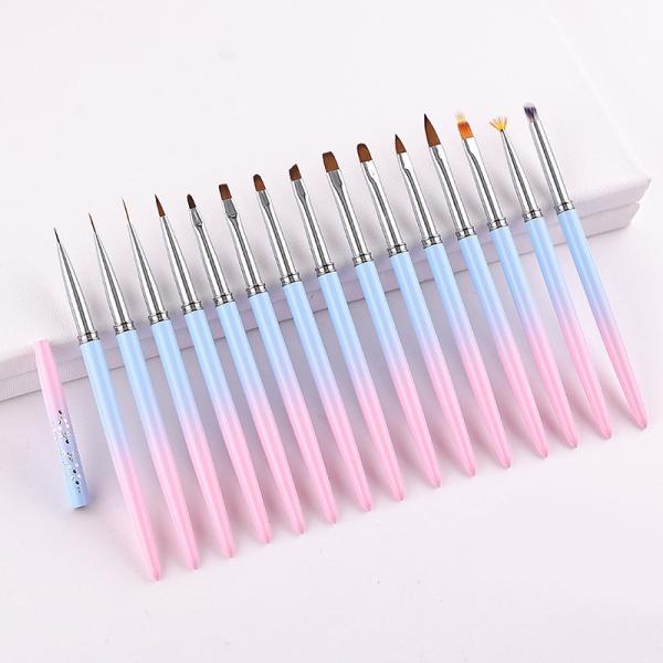 Nail Art Brushes Gel Polish Painting Drawing Acrylic Brush Eco-friendly Kolinsky Acrylic Nail Brush