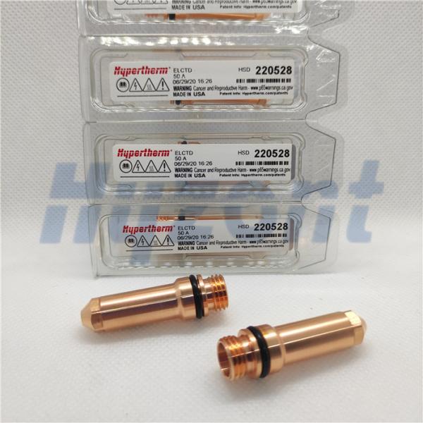 Buy HSD130 220528 Electrode 50A Plasma Torch Consumables at wholesale prices