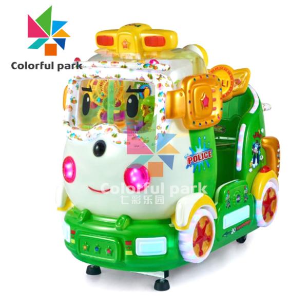 Rainbow Chair Coin Op Kiddie Rides , ABS Material Coin Operated Animal Rides