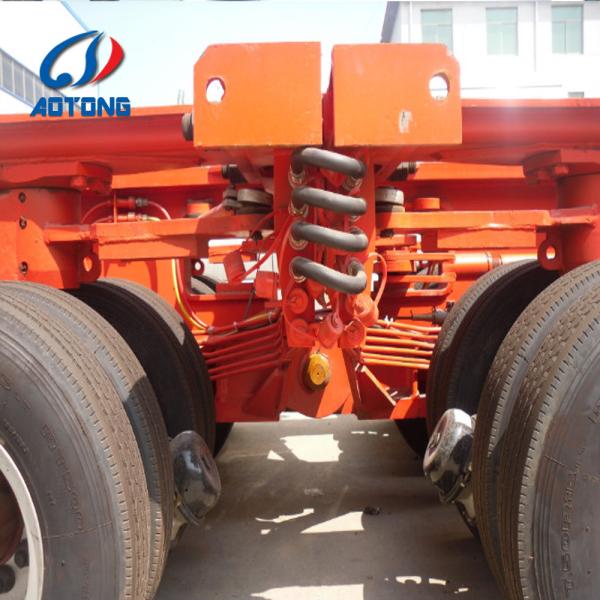 70-90ton Max Payload Hydraulic Axis Steerable Cast Semi Trailer from Liangshan