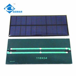 0.95W Customized Epoxy Resin Solar Panel 5.5V Mini Portable Solar Panel Charger