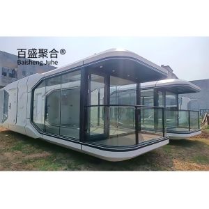Camping Guesthouse Steel Structure Space Capsule For Hotel