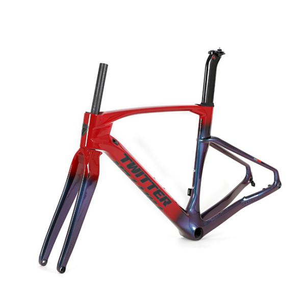 T800 High Modulus Carbon Road Bike Frame 48cm Holographic XL SIZE