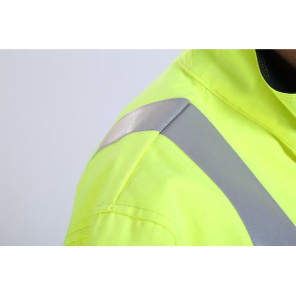 50mm Fr Tape Multi Norm Workwear 290gsm Yellow Hi Vis Jacket