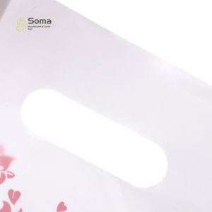 HDPE Custom Die Cut Handle Printed Plastic Bag