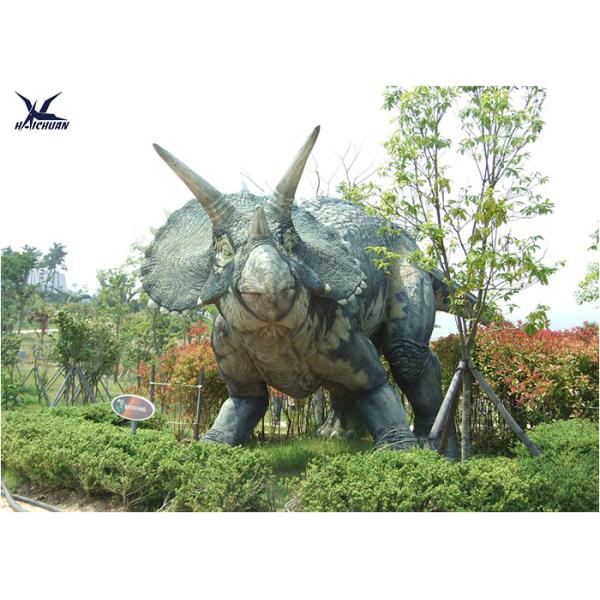 Playground Giant Realistic Dinosaur Sculpture For Amusement Park Exhibition