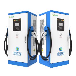 Commercial Two Guns 120Kw 240Kw DC EV Charger Fast EV Charging Pile