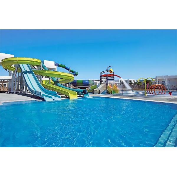 ODM Water Park Sports Games Equipment Swimming Pool Fiberglass Slide