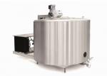 Food Grade Bulk Milk Cooling 304 Stainless Steel Tank With Customized Capacity