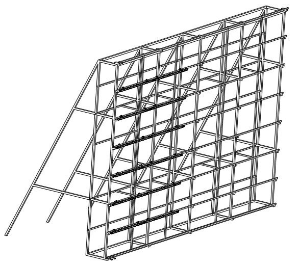 High Definition IP67 Led Grid Display 1R1G1B Led Grid Panel For Landmark Buildings