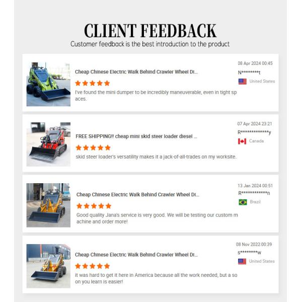 Mini Skid Steer Wheel Loader Stand on Compact Skidsteer for Construction Works