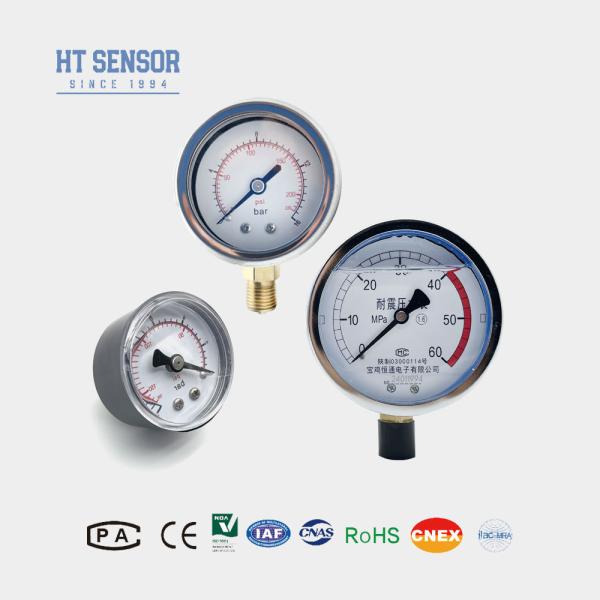 Buy Stainless Steel Mechanical Pressure Gauge For Machinery Manufacturing Industries at wholesale prices