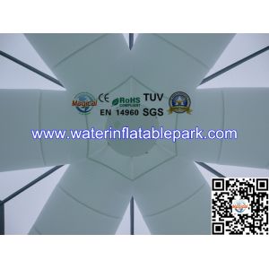 Football Shape 26ft Inflatable Spider Dome Tent / Inflatable Marquee