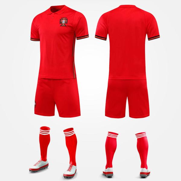 Suppliers Polyester Material Uniforms Cheap Soccer Uniform Se Chinese Soccer Wear Sets 1 Set Sportswear for Boys Adults