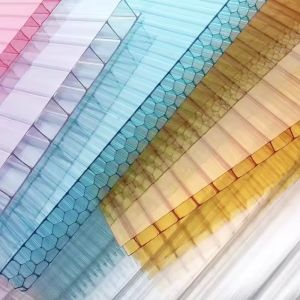 Green House Hollow Polycarbonate Sheet/ Honeycomb Hollow Polycarbonate Sheet