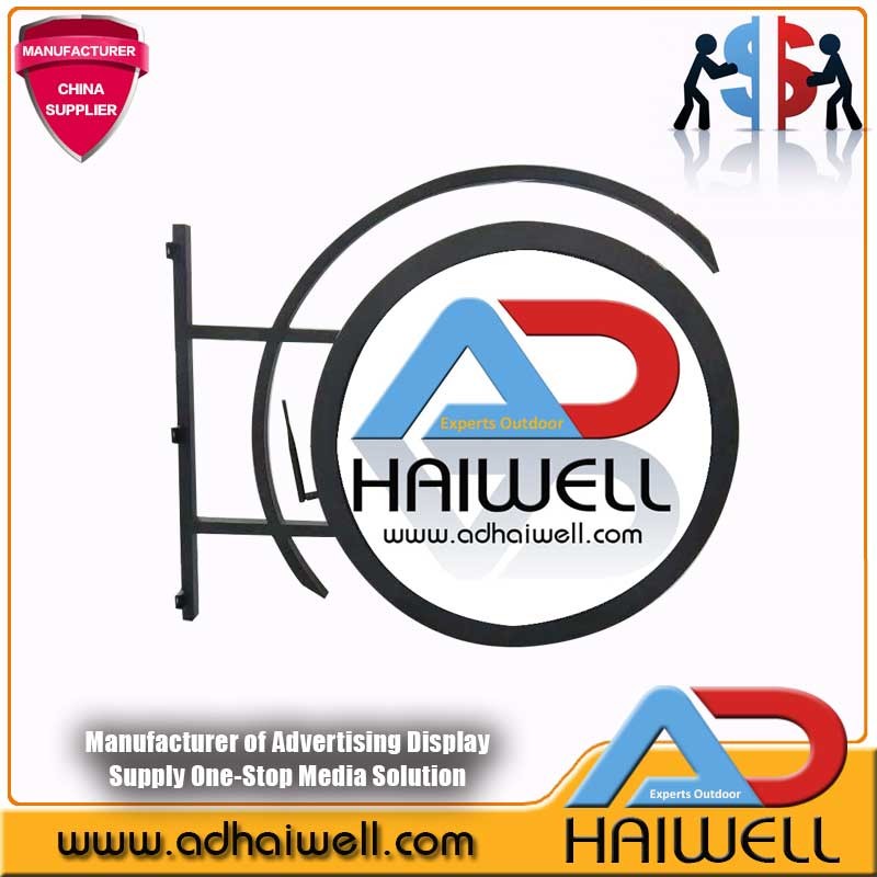 Quality Outdoor Circle Logo Round Logo Full Color LED Video Screen Display for sale