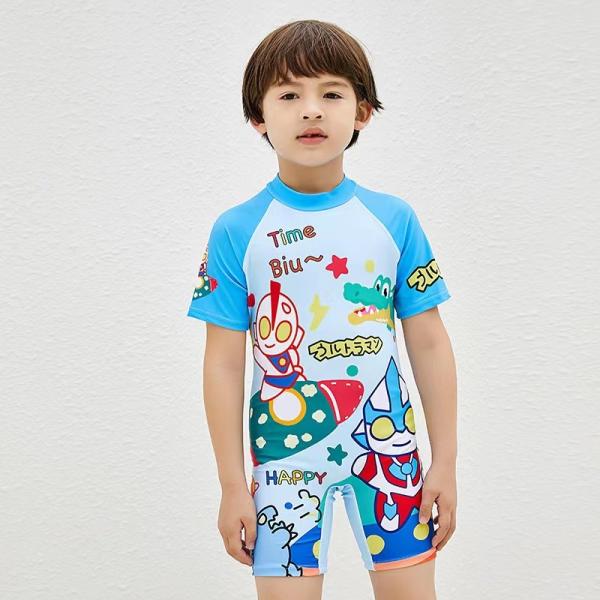 Buy Cute Cartoon Printed Pattern Conjoined Children'S Swimsuit at wholesale prices