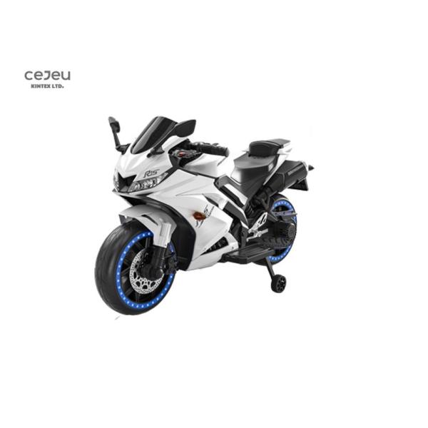 Buy Ride On Electric Bike Toy USB Dual Drive 550 Motor Battery at wholesale prices