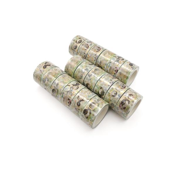 Singer Sided Rubber Coloured Floral Christmas Washi Tape