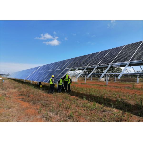Buy Solar Panel Sun Single Axis Solar Tracker Galvanized Steel at wholesale prices