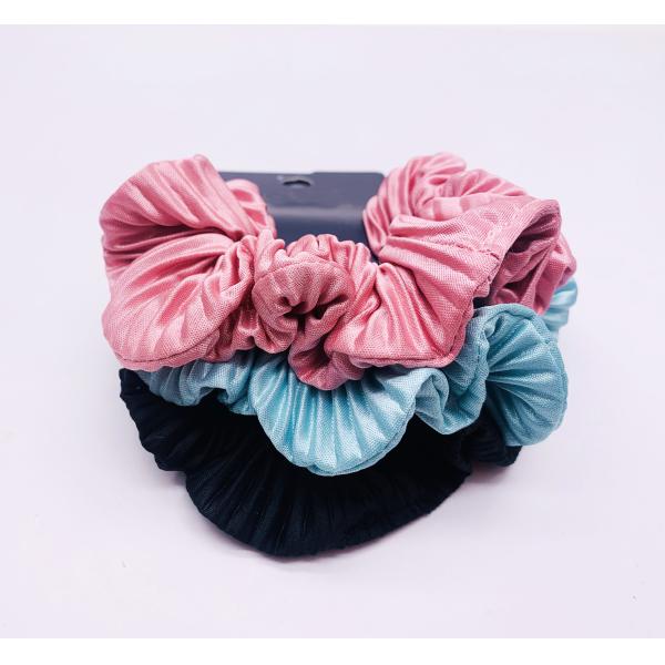 Buy Practical Girls Cotton Printed Scrunchies , Multipurpose Cotton Hair Ties at wholesale prices