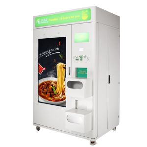 Intelligent Touch Screen Xy Elevator Delivery Cup Noodle Japanese Vending Machine for Hot Food