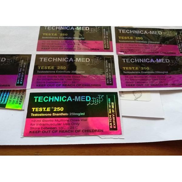 Buy Pharmaceutical Hologram Vial Label , Paper Anabolic vial Vial Labels at wholesale prices