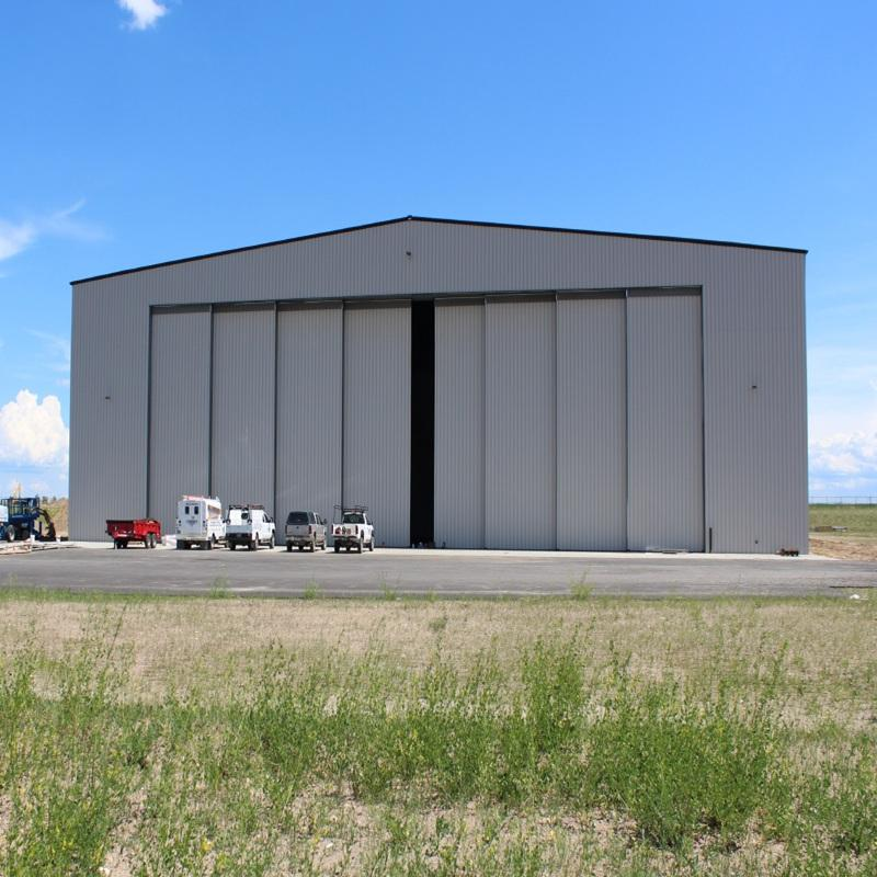 Modern Light Environment Friendly Steel Structure Aircraft Hangar