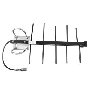 700-1020MHz 14dBi 50W Yagi Directional Antenna Black Customized for Signal Field