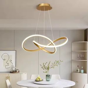 Retro lighting deluxe room bedroom aluminum chandelier Home decoration acrylic