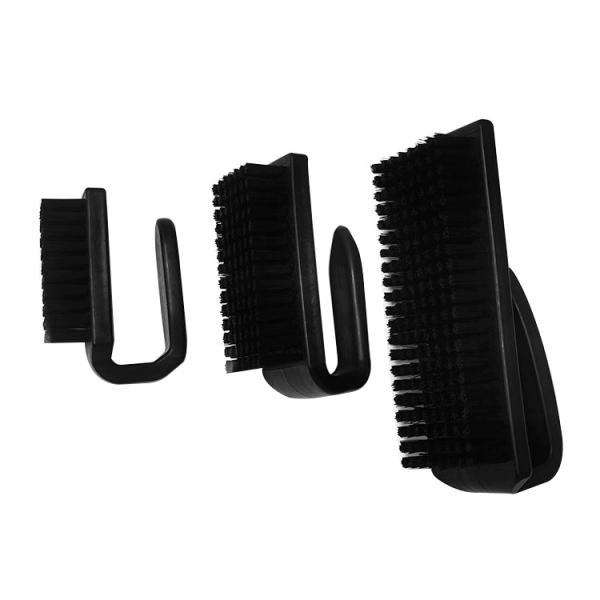 Buy Nylon Bristles PCB Anti Static Cleaning ESD Brush Tool U Type Black Plastic at wholesale prices