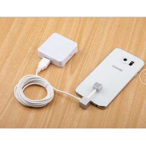 COMER 2 USB port Alarm System Cellphone TABLETOP security display Acrylic