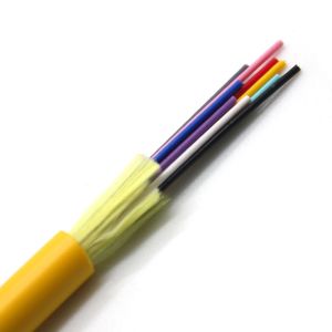 GJFJV 12 Core Multimode Indoor 2 4 6 8 10 12 24 48 Core Fiber Optic Cable