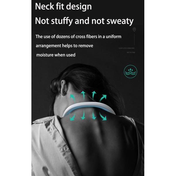 Portable Cooling Neck Hanging Fan Mini Wearable Sports Fan For Outdoors