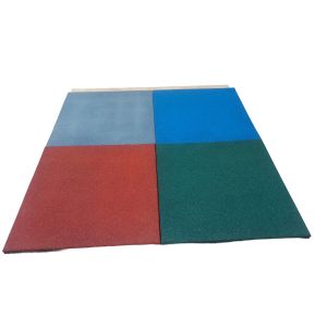 Anti Drop Rubber Playground Flooring 15mm 25mm 30mm 40mm 50mm Outdoor Rubber