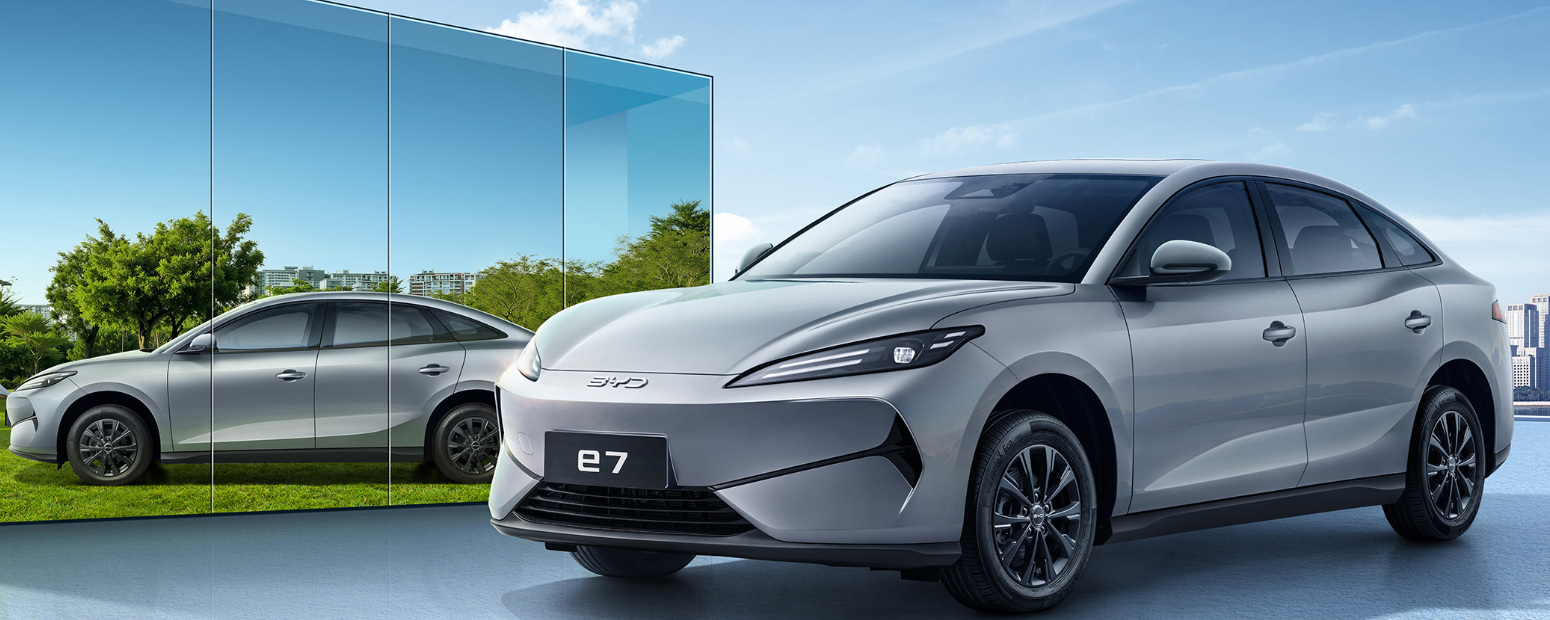 Quality Ride-Hailing Vehicle Passenger Car Rental Vehicle BYD e7 450km 48kwh for sale