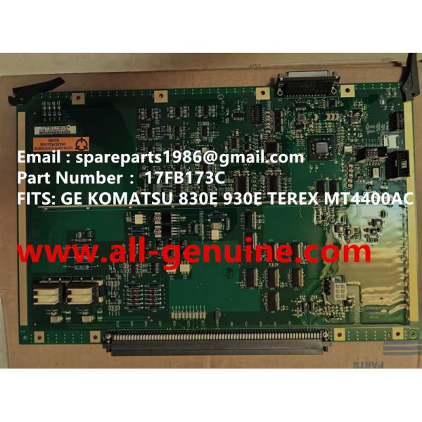 17FB173C CARD KOMATSU GE TEREX UNIT RIG BUCYRUS MT4400AC MT5500 MT3600 NTE240 NTE260 NHL DUMP TRUCK HAULER MINING