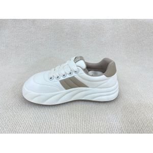 Microfiber Women Sneakers Genuine Leather