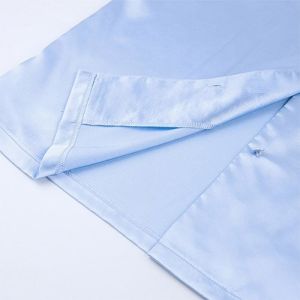 OEM maufactory Spring European And American Pajamas Silk Long Sleeved Pajamas